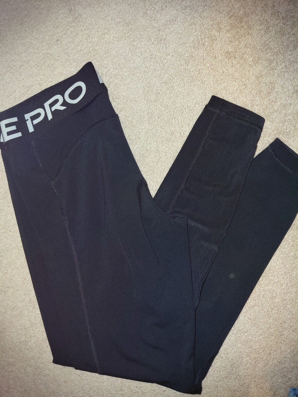 Nike Pro Leggings Black Size Medium